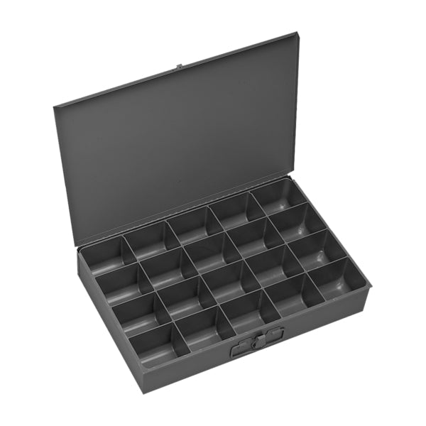 20 Hole Metal Locking Drawer Compartment Box