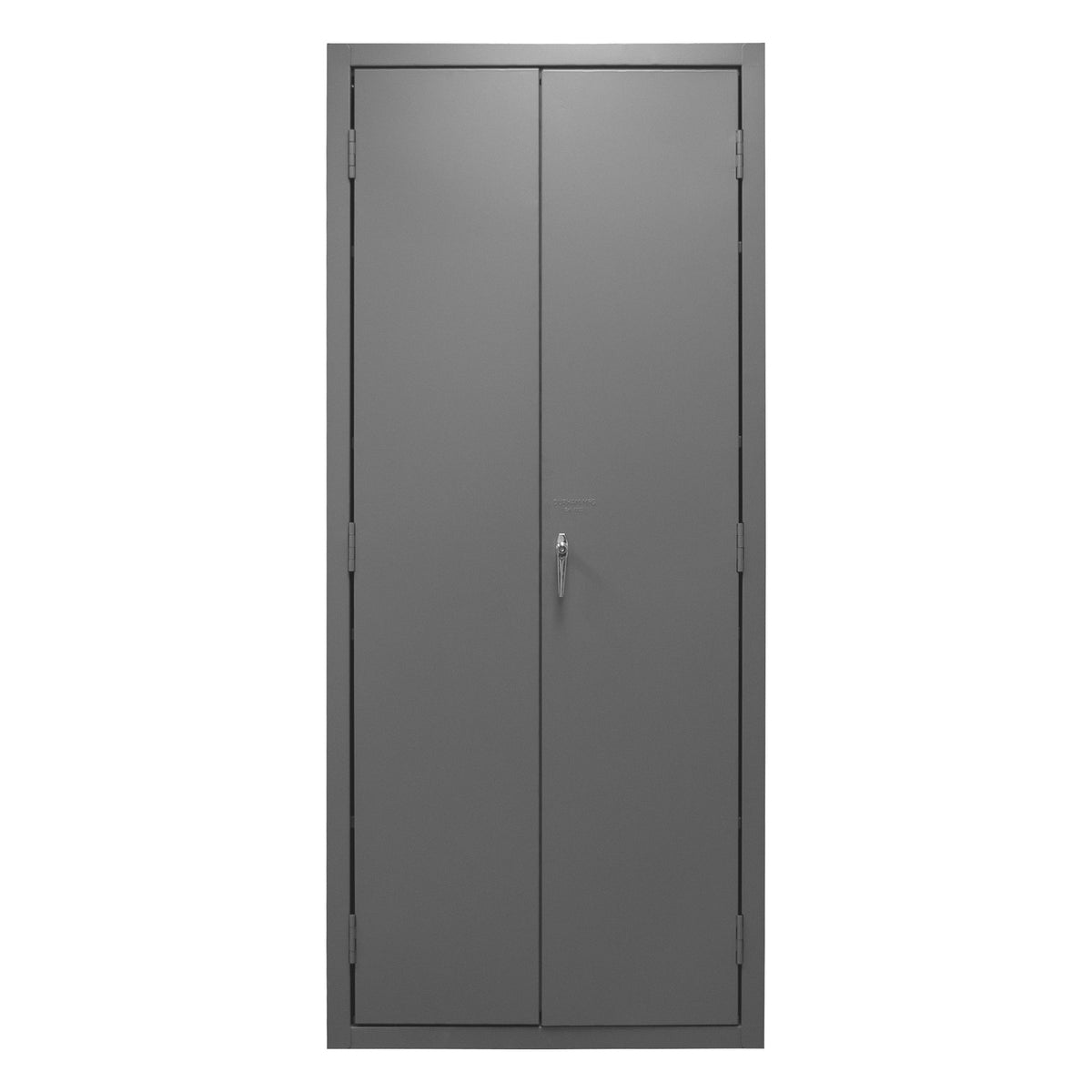 Metal Locking Storage Cabinet with 156 Yellow Hook-On-Bins