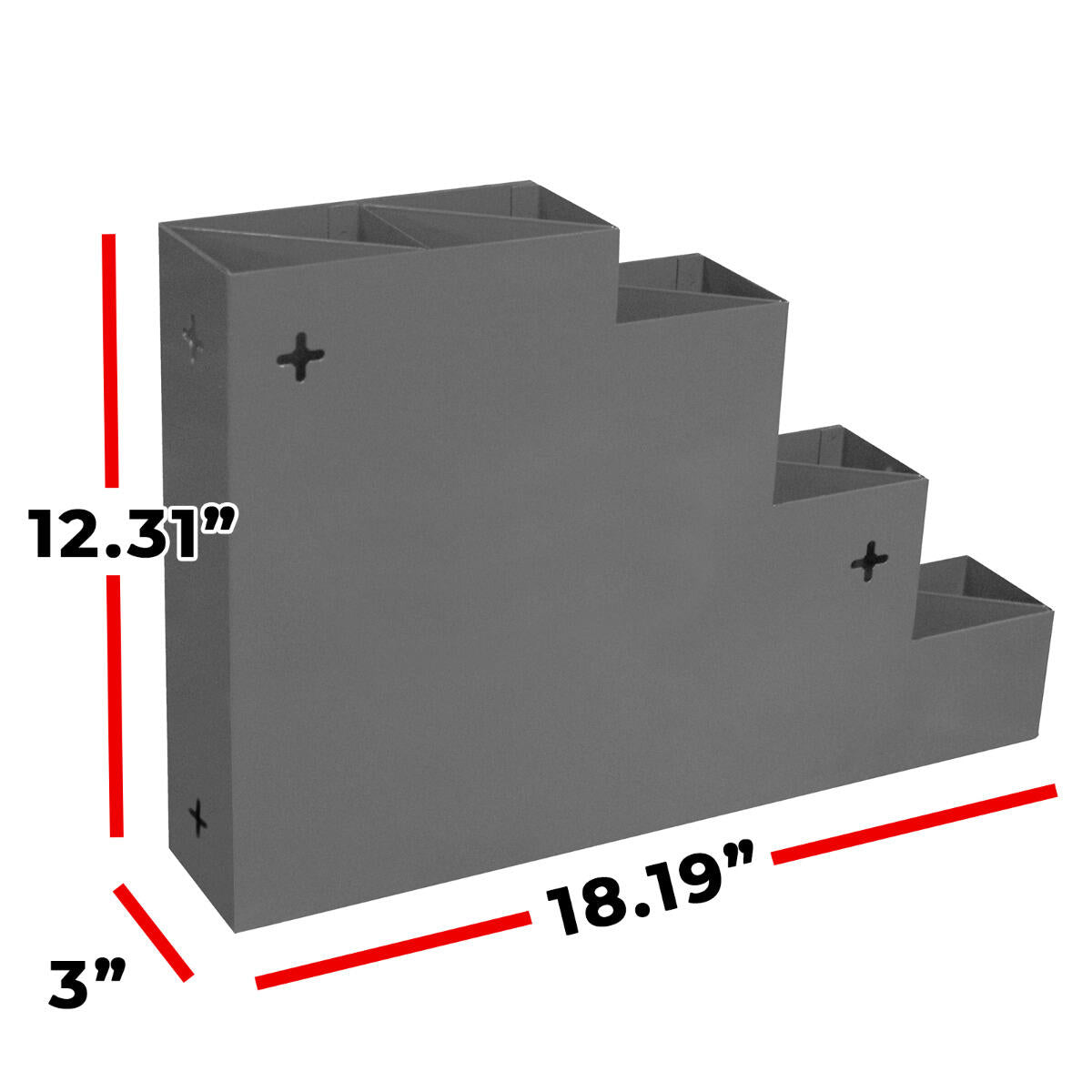 5/10 Hole Metal Cable Tie Rack
