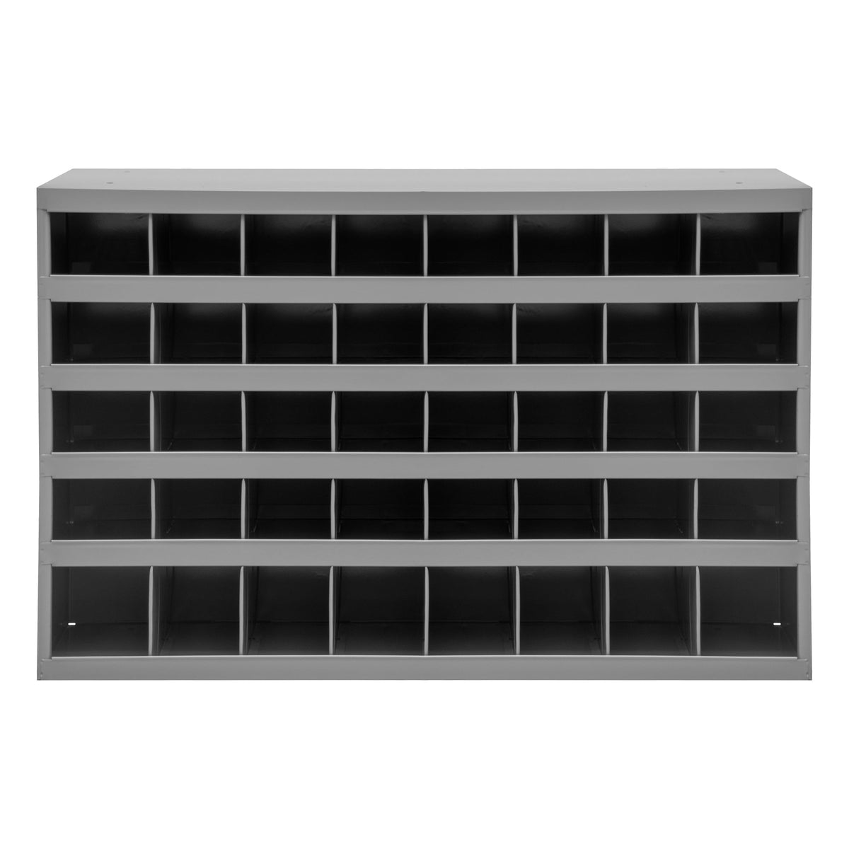 40 Hole Metal Divider Bin 9" Deep