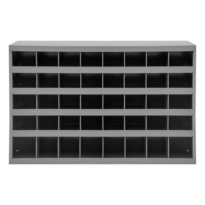40 Hole Metal Divider Bin 9" Deep