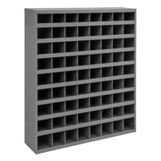 72 Hole Metal Divider Bin 9" Deep