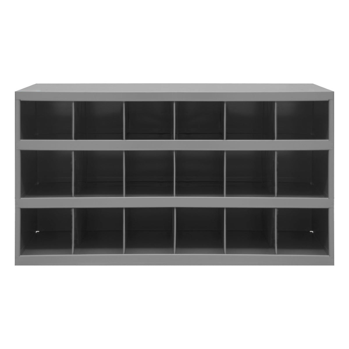 18 Hole Metal Divider Bin 12" Deep
