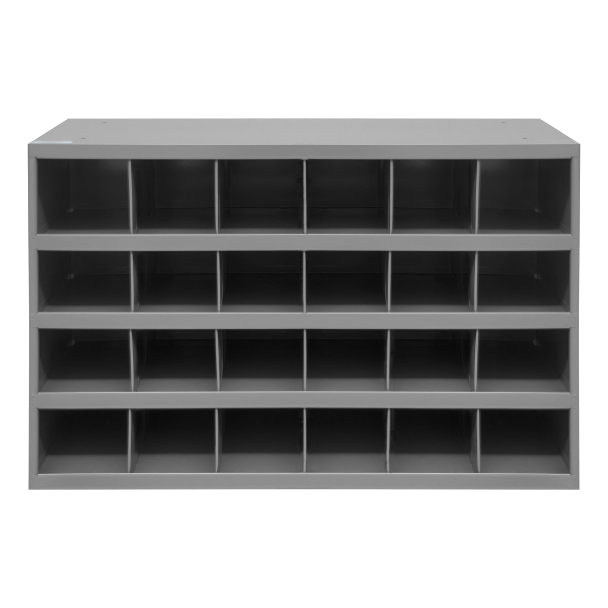 24 Hole Metal Divider Bin 12" Deep