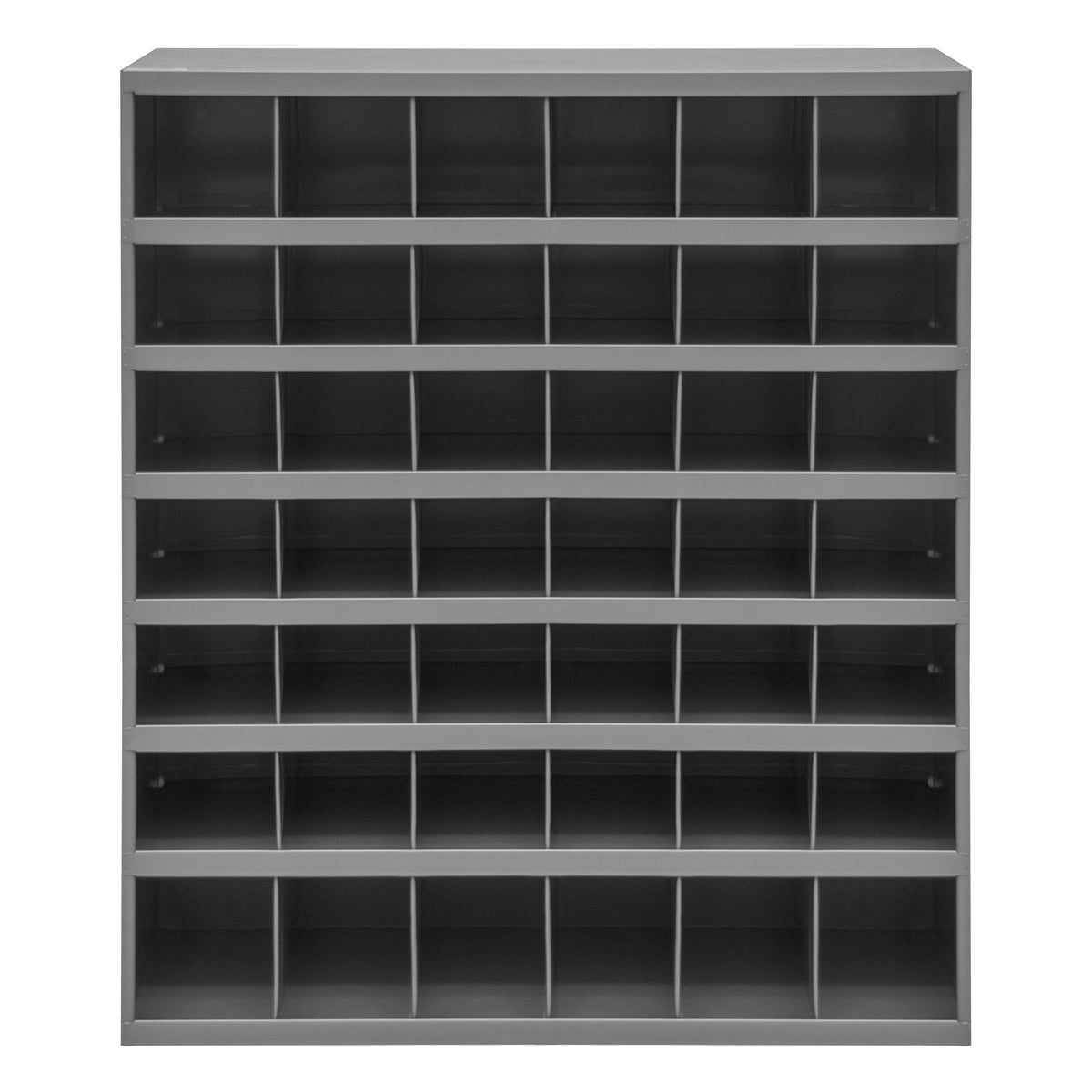 42 Hole Metal Divider Bin 12" Deep
