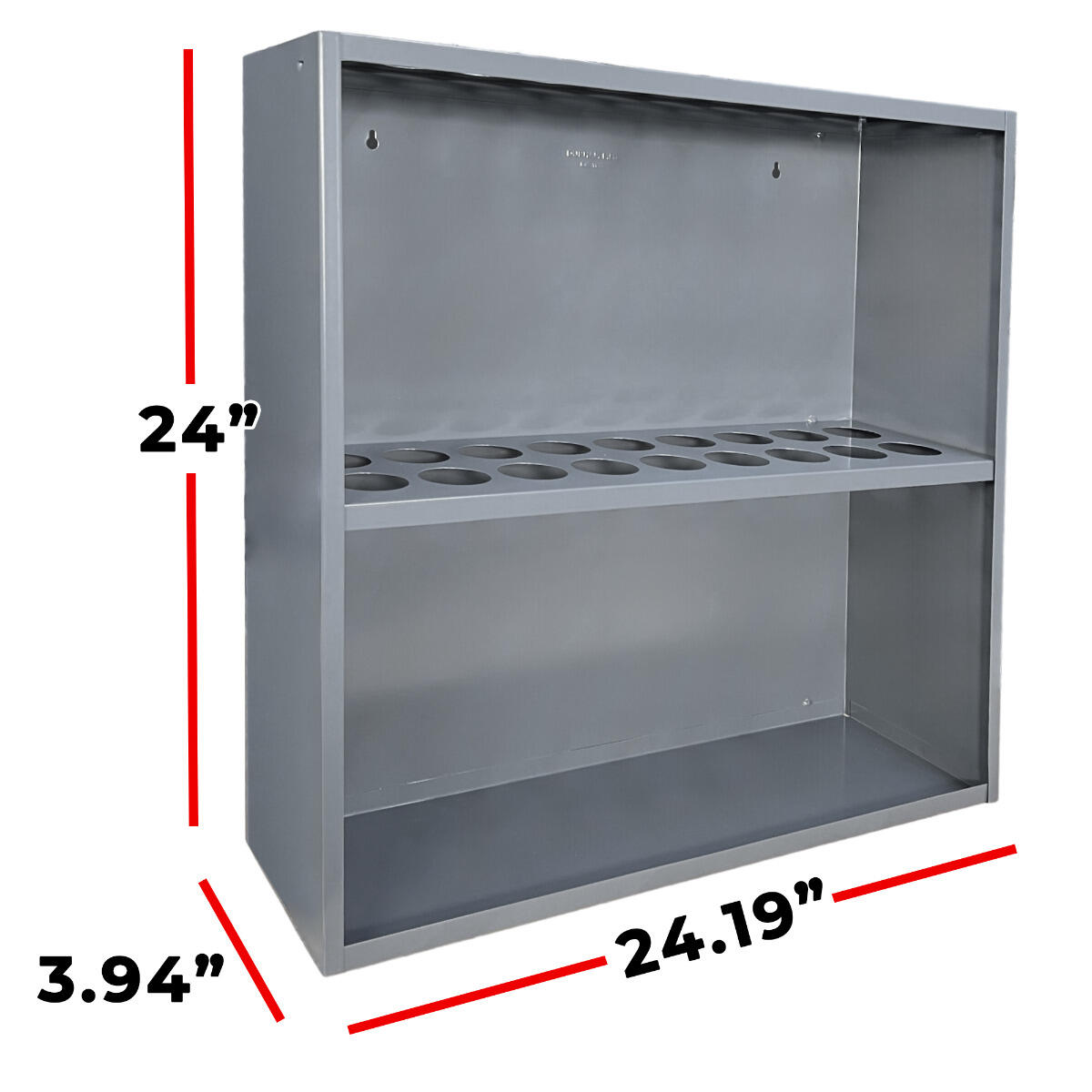18 Hole Metal Threaded Rod Rack