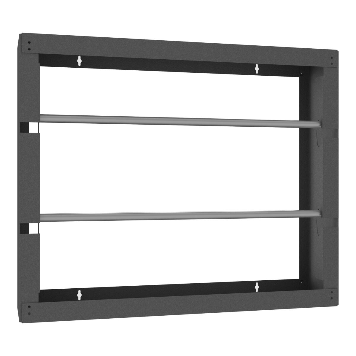 Mountable Metal Wire Spool Rack with 2 Rods