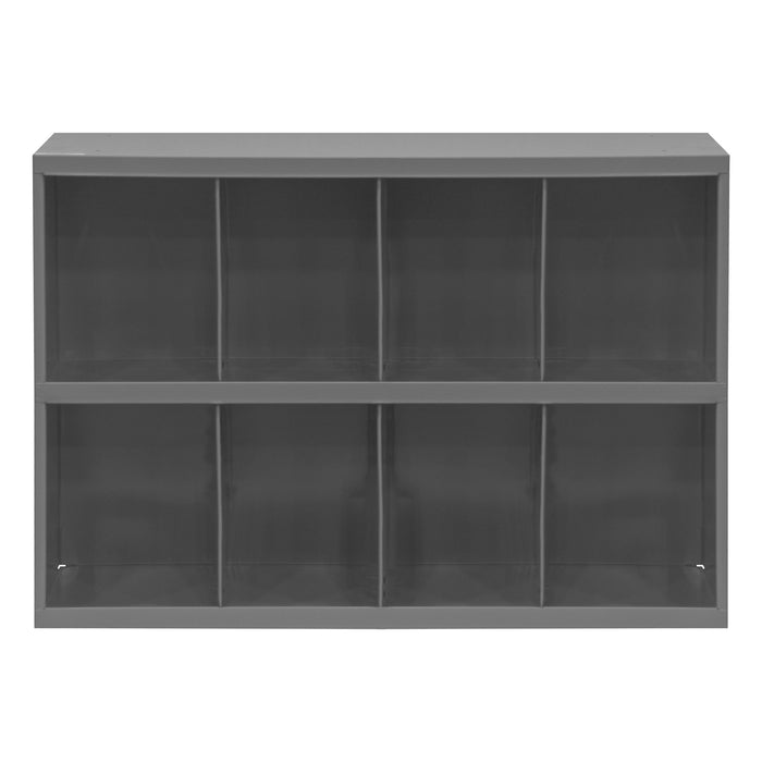 8 Hole Metal Divider Bin 9" Deep