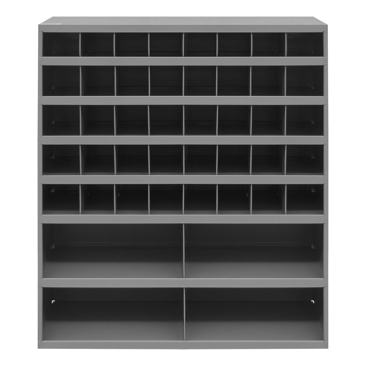 44 Hole Metal Divider Bin 12" Deep