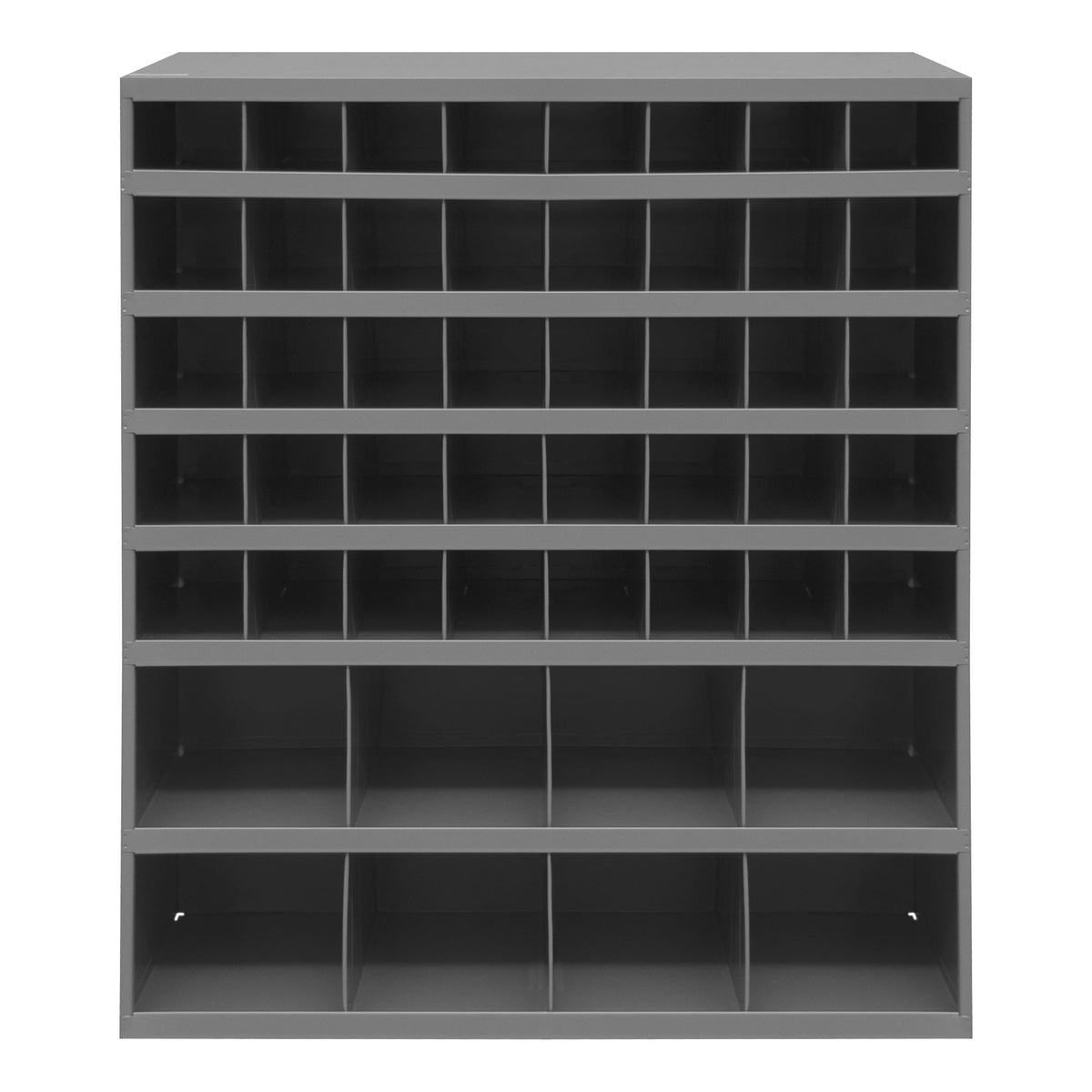 48 Hole Metal Divider Bin 12" Deep