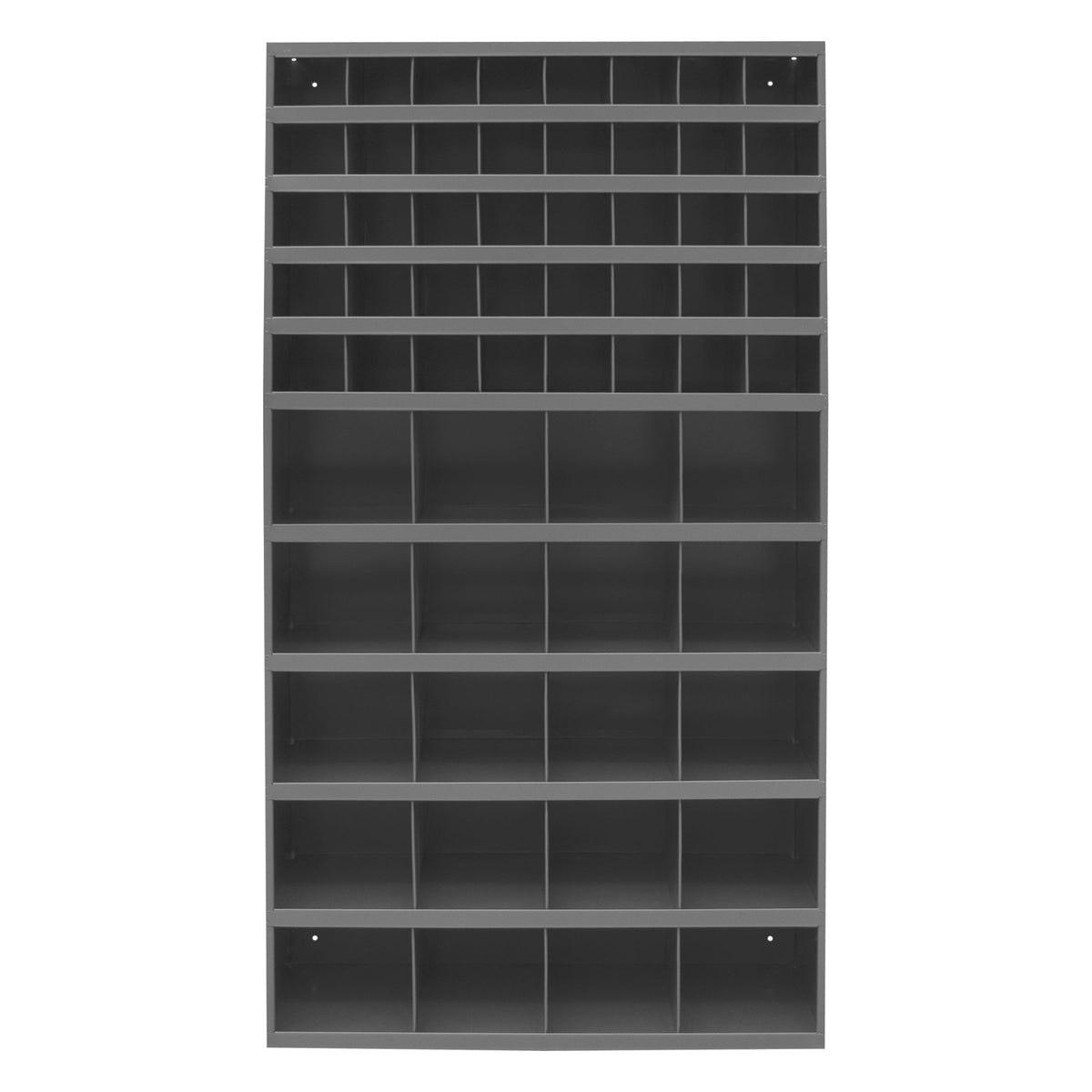 60 Hole Metal Divider Bin 12" Deep