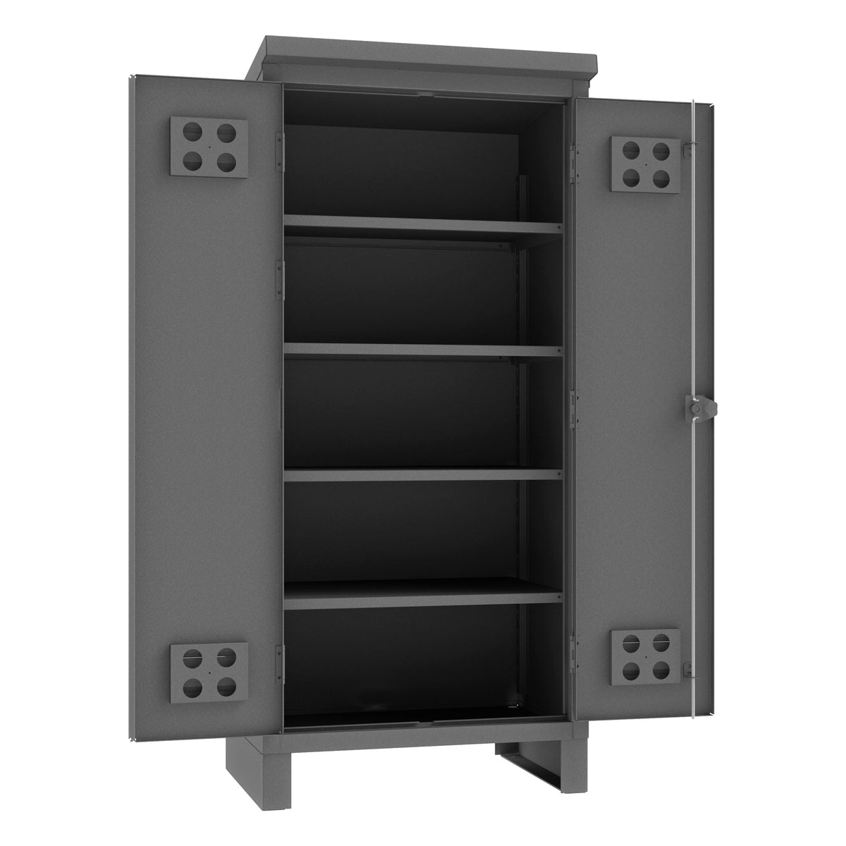 Outdoor Storage Cabinet with 4 Shelves - 36" Wide