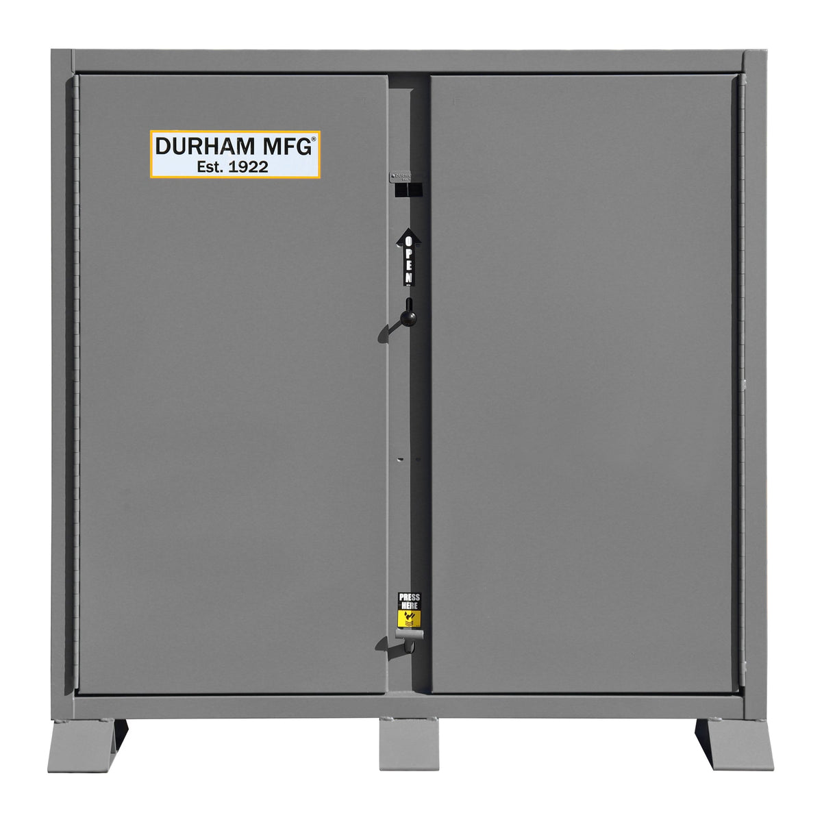 47.5ft³ Jobsite Storage Cabinet with 3 Shelves
