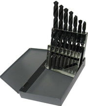 15 Piece Tin Coated Jobber Length Drill Bit Set, 1/16" - 1/2"
