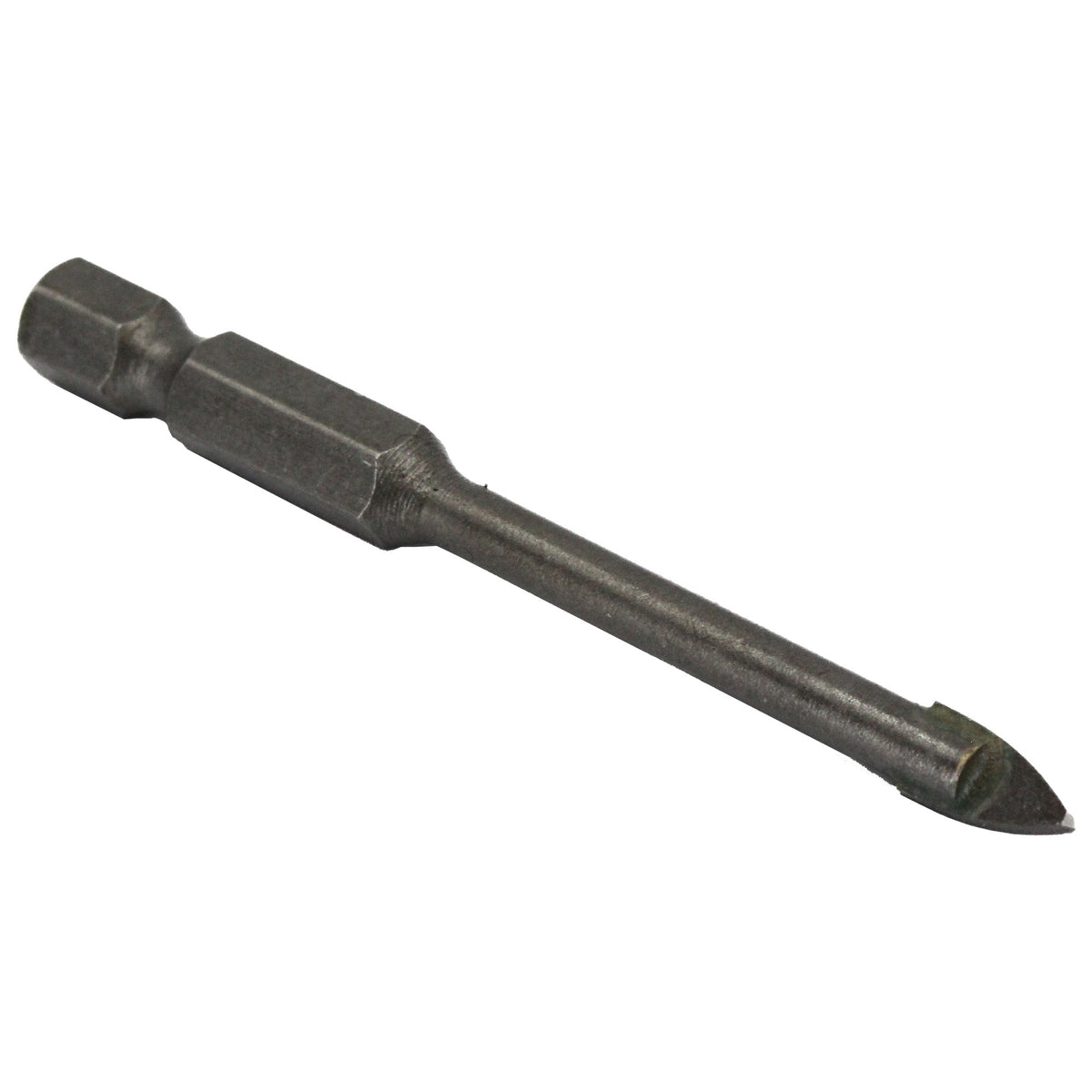 3/16" Carbide Tipped Glass & Tile Drill Bit with Hex Shank