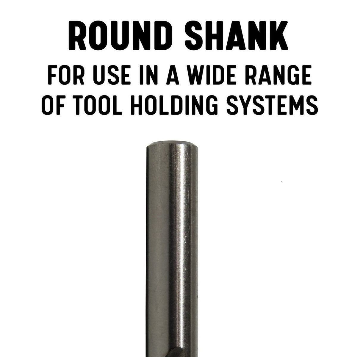 13 Piece HSS Polished Jobber Length Drill Bit Set, 1/16" - 1/4"