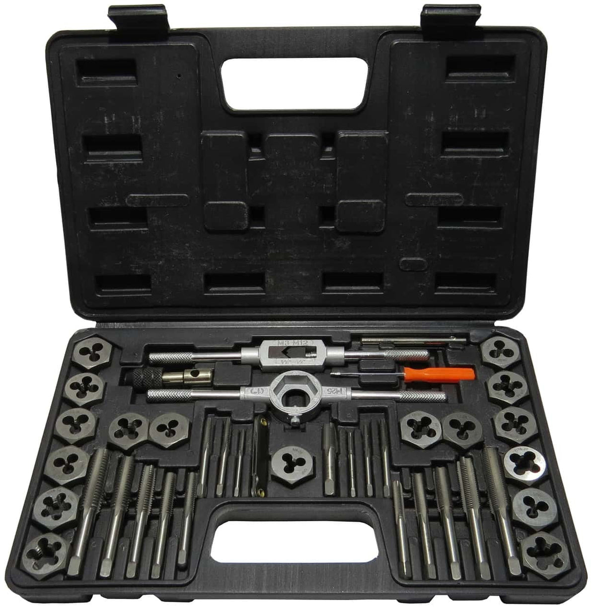 3.00mm - 12.00mm High Speed Steel Tap and Die Set with Hex Die