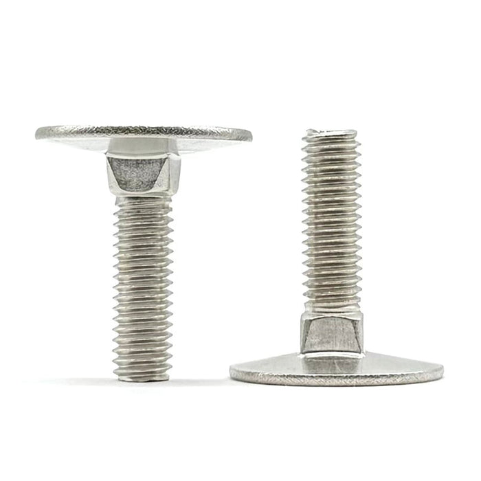 1/4"-20x2" Stainless Steel Round Head Square Neck Elevator Bolt