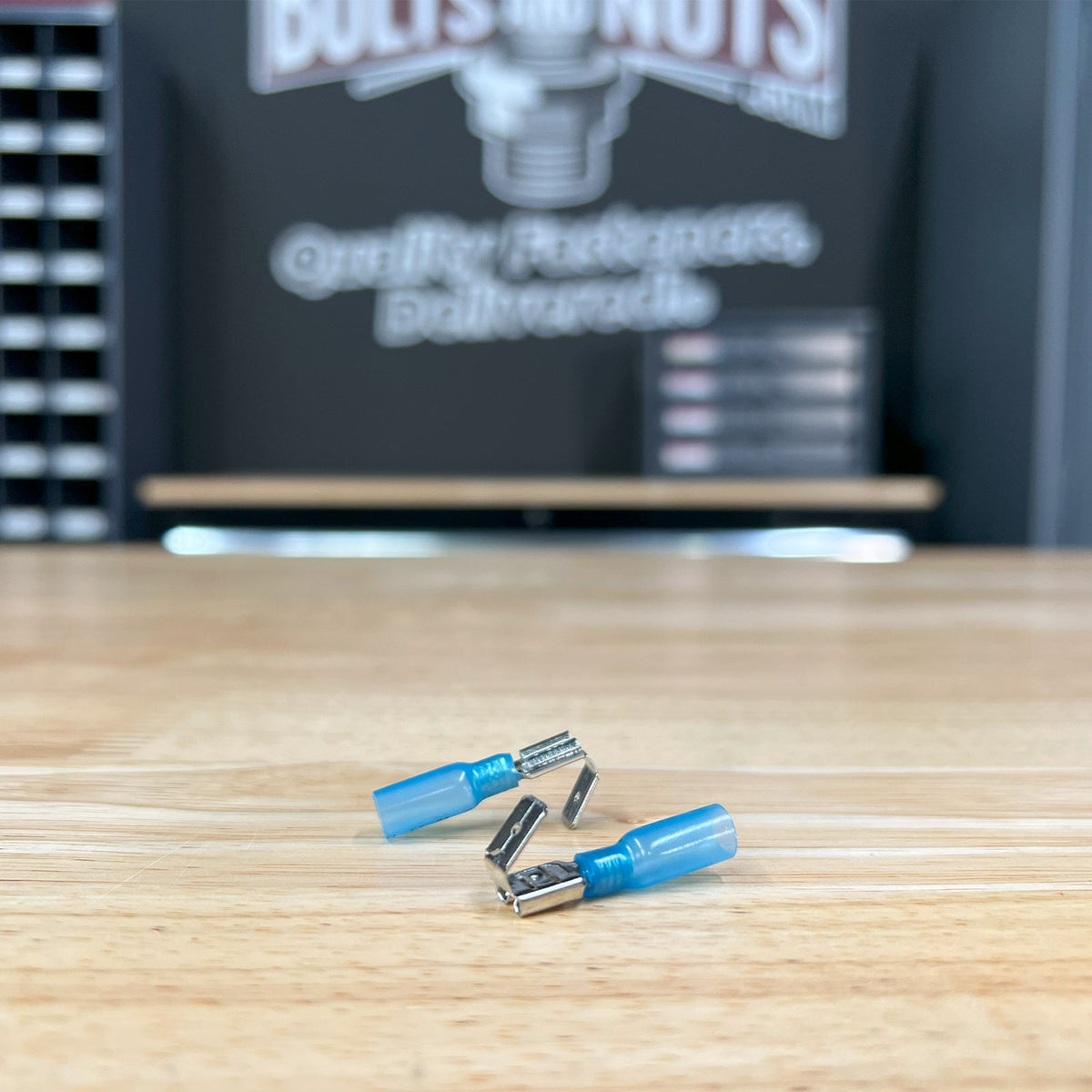 Blue Heat Shrink Marine Grade Piggy Back Connectors, AWG 16-14