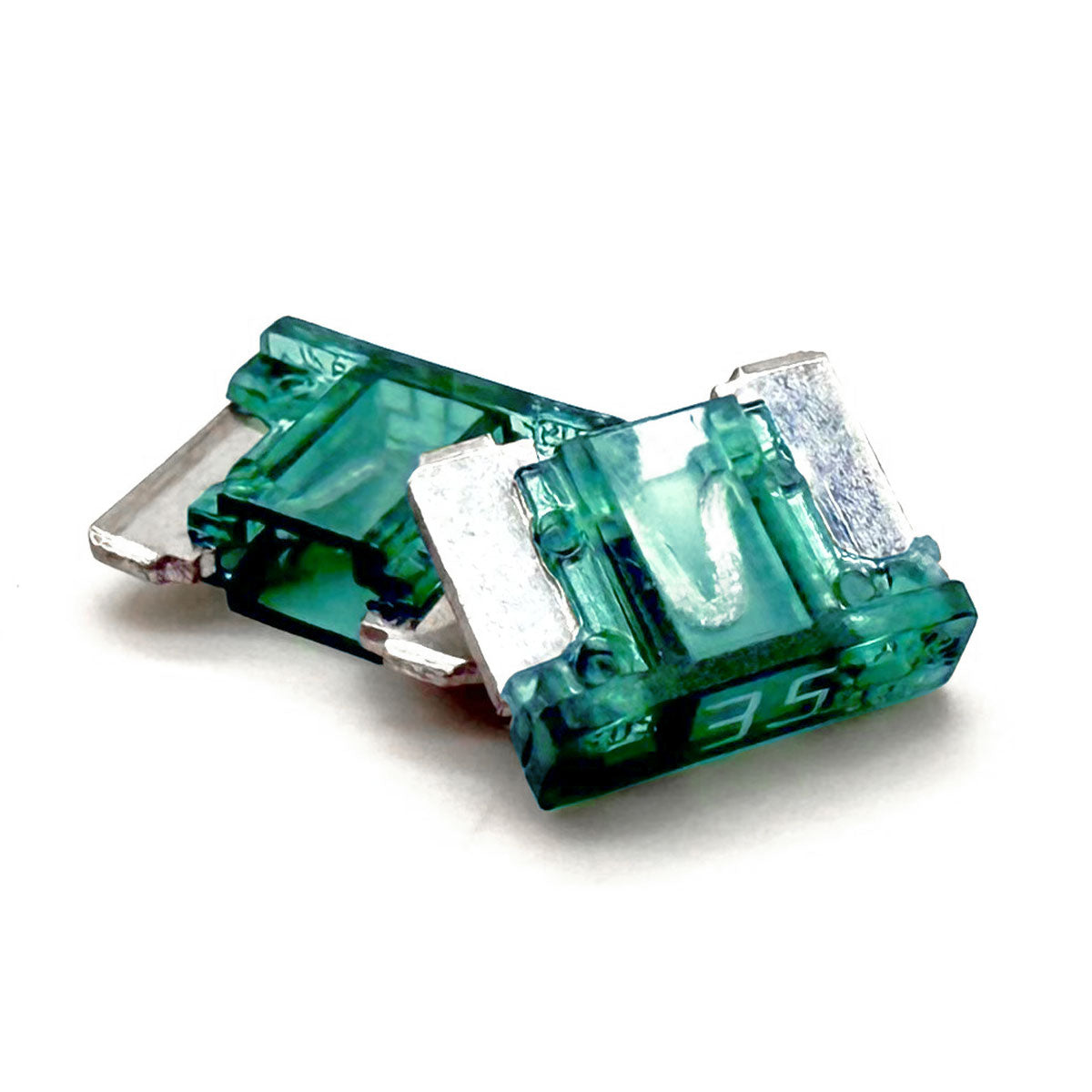 35AMP APS/ATT Low Profile Mini Blade Fuse 32V Aquablue