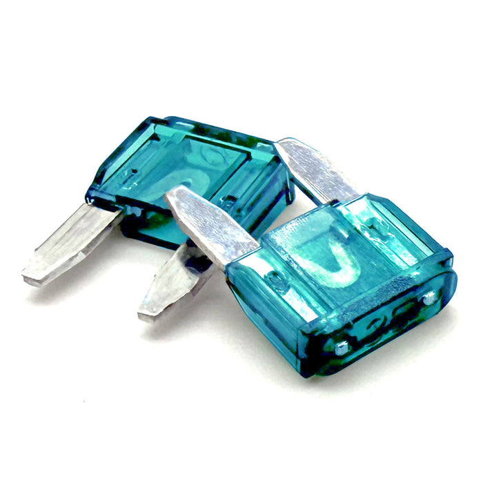 35AMP APM/ATM Mini Blade Fuse 32V Aquablue
