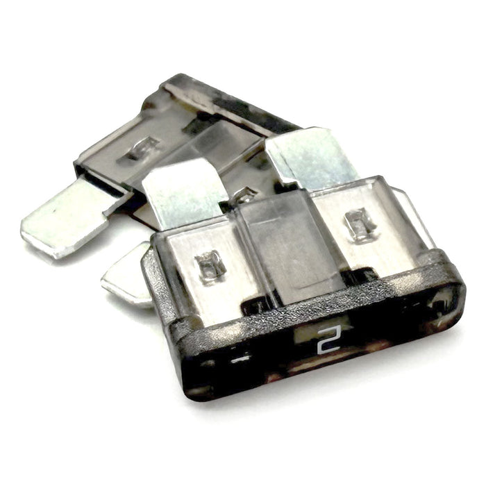 2AMP ATC/ATO Standard Blade Fuse 32V Gray