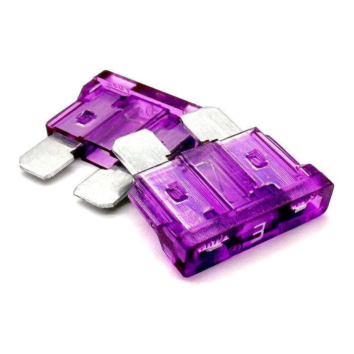 3AMP ATC/ATO Standard Blade Fuse 32V Purple