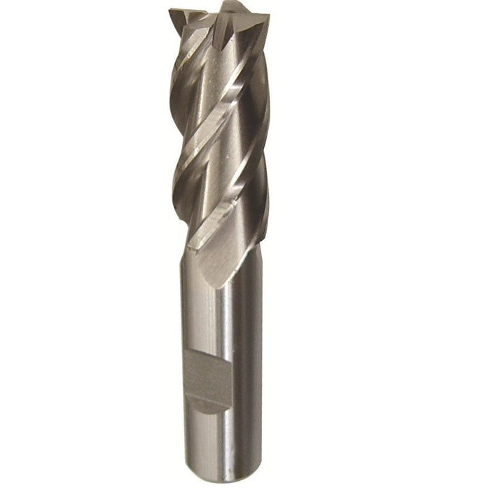 7/8" X 1/2" HSS 4 Flute Single End End Mill