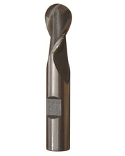 1-1/2" X 1-1/4" HSS 2 Flute Single End Ball End Mill