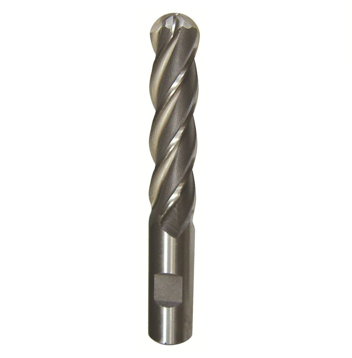 3/16" X 3/8" HSS 4 Flute Single End Ball End Mill