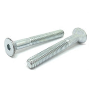 3/8-16x2-1/2" Alloy Flat Head Socket Cap Screws Zinc Clear