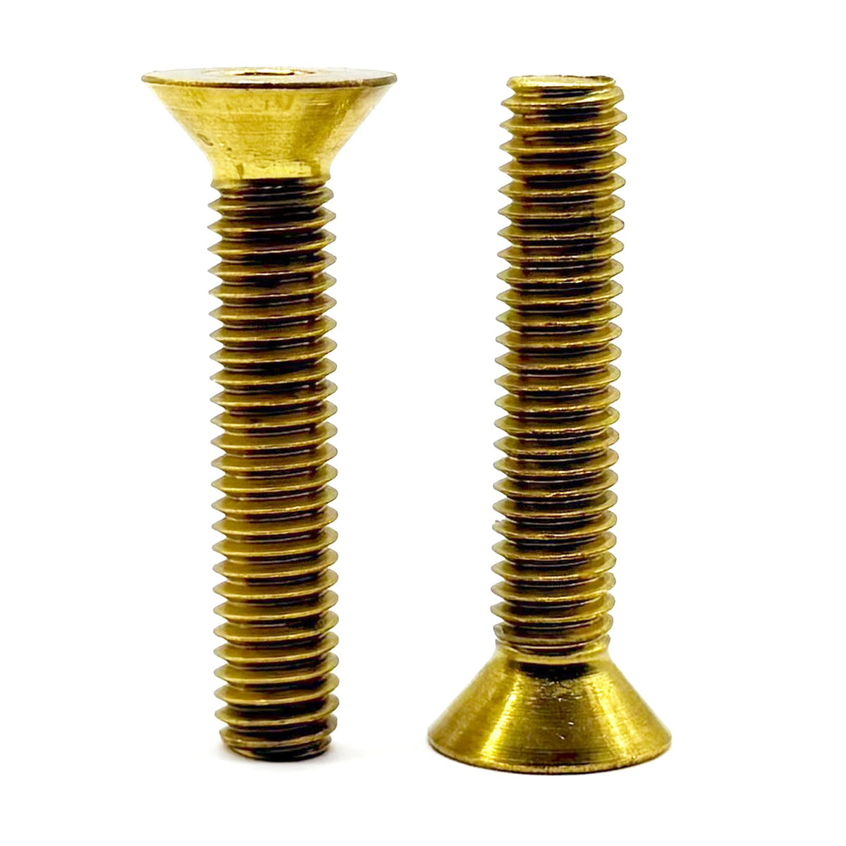 #6-32x1" Brass Flat Head Socket Cap Screw