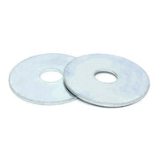 3/8"x2 Steel 1/16" Thick Fender Washers Zinc