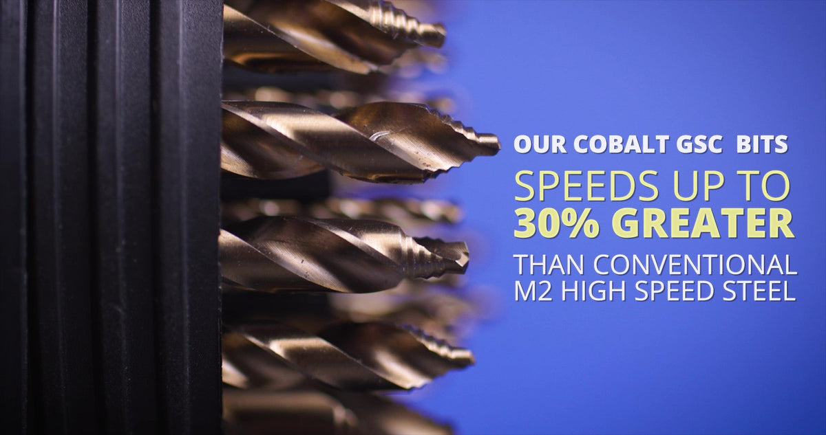 9/64" Stepped Point Cobalt Drill Bit