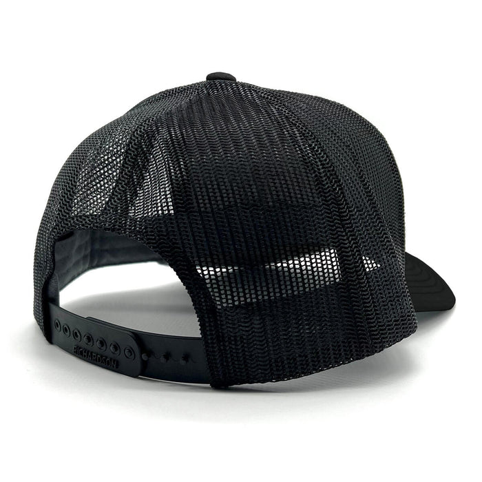 Black BoltsandNuts.com Adjustable Black Patch Logo Hat