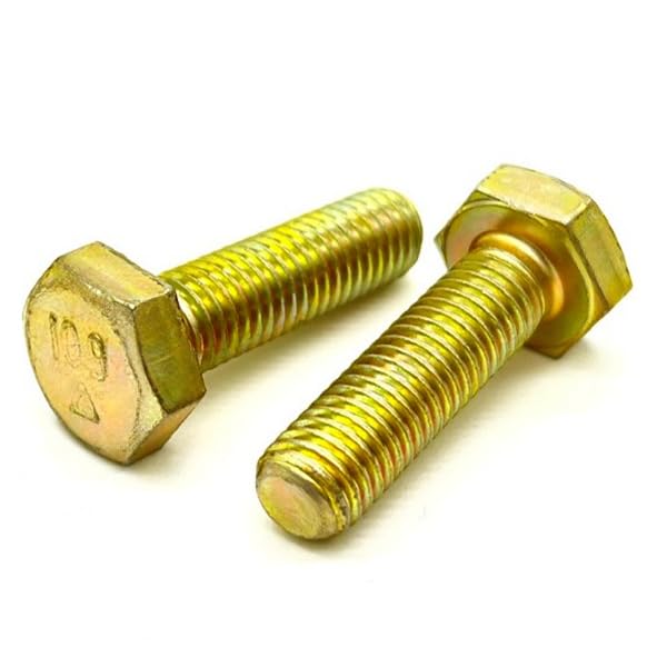 M16-2.00x40 Class 10.9 Hex Cap Screws Zinc Yellow