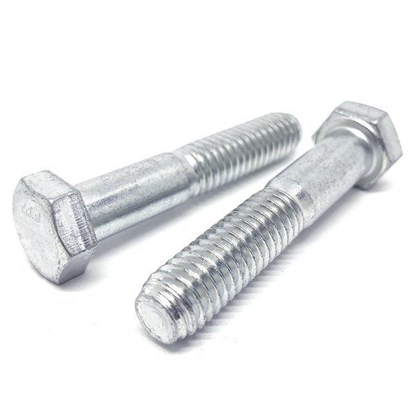 M8-1.25x60 Class 10.9 Hex Cap Screws Zinc Clear