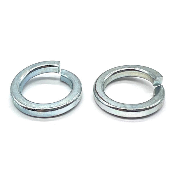 M4 Class 12 High Collar Split Lock Washer Zinc Clear