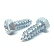 5/16x1" Hex Head Type A Self Tapping Sheet Metal Screws Zinc