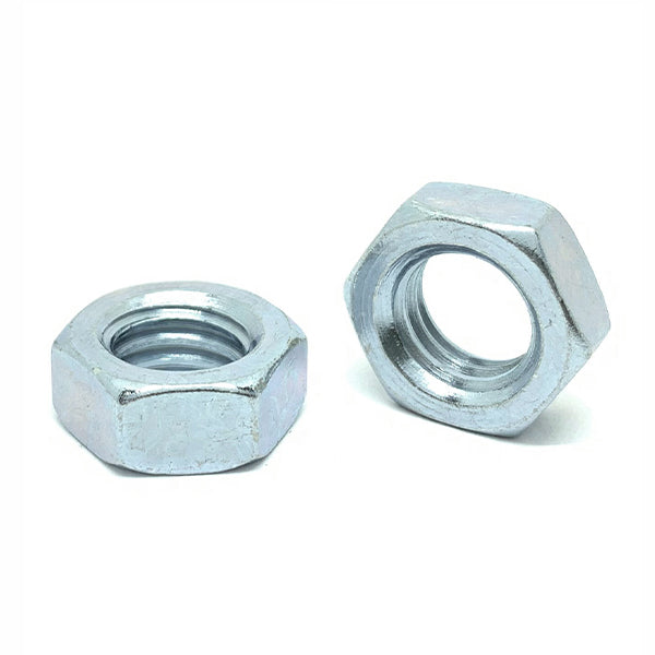 5/16"-24 Grade A Hex Jam Nuts Zinc