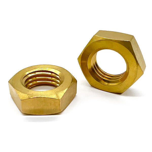 1"-8 Brass Hex Jam Nut