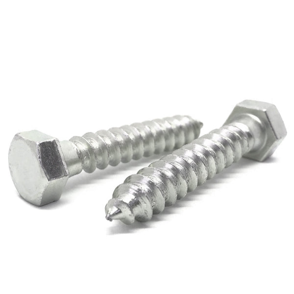 1/2-6x2" 316 Stainless Steel Hex Lag Screws