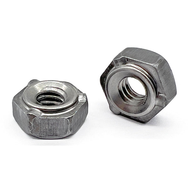 M10-1.5 3 Prong Short Pilot Hex Weld Nuts