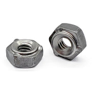 3/8"-16 3 Prong Short Pilot Hex Weld Nuts