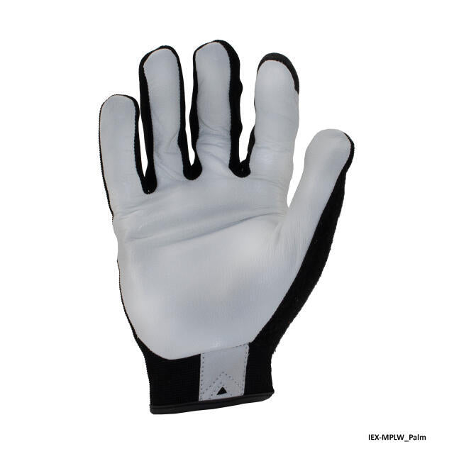 Ironclad Command Pro Leather Touch Screen Black/Goat White Gloves