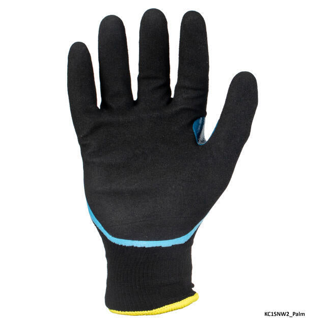 Ironclad Knit A2 Insulated Nylon Sandy Nitrile 3/4 Dip Touch Screen Gloves