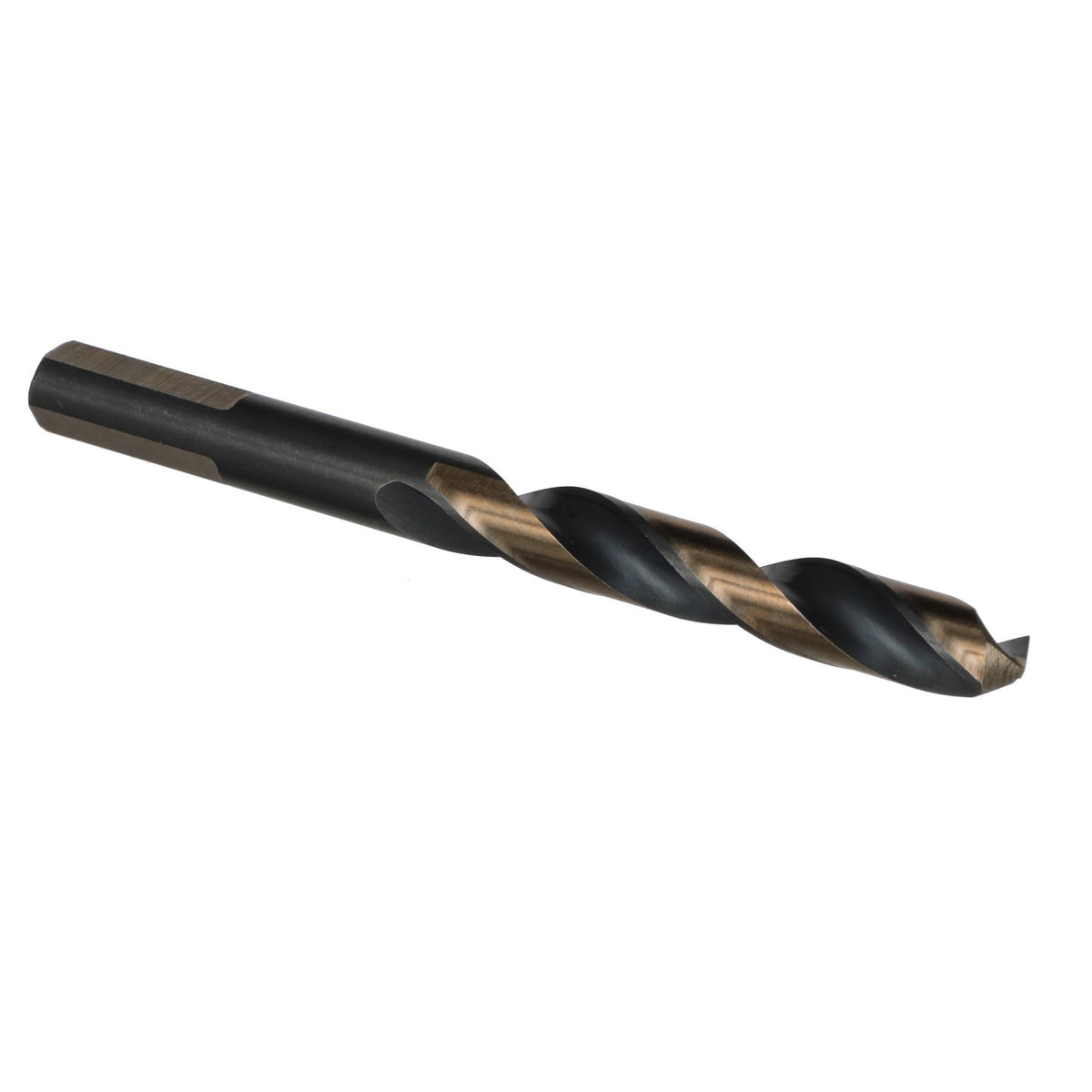 29/64" HSS Black & Gold Split Point Drill Bit with 3-Flat Shank, Contractor Series