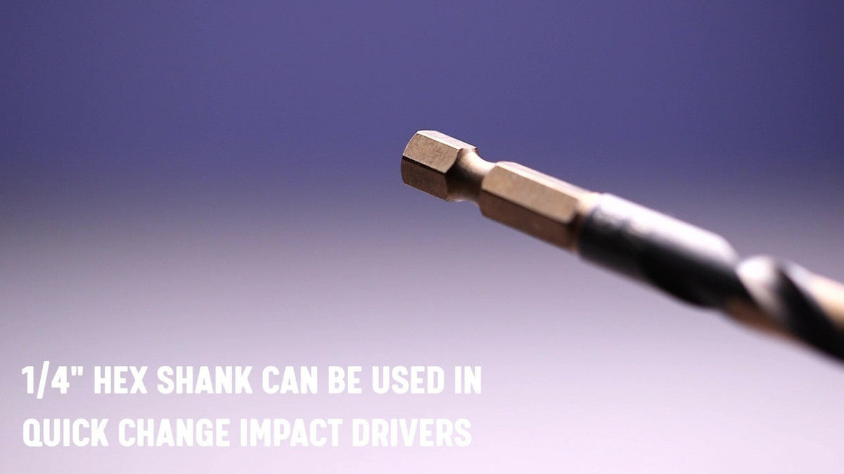 3/8" HSS Quick Change Hex Shank Drill Bit