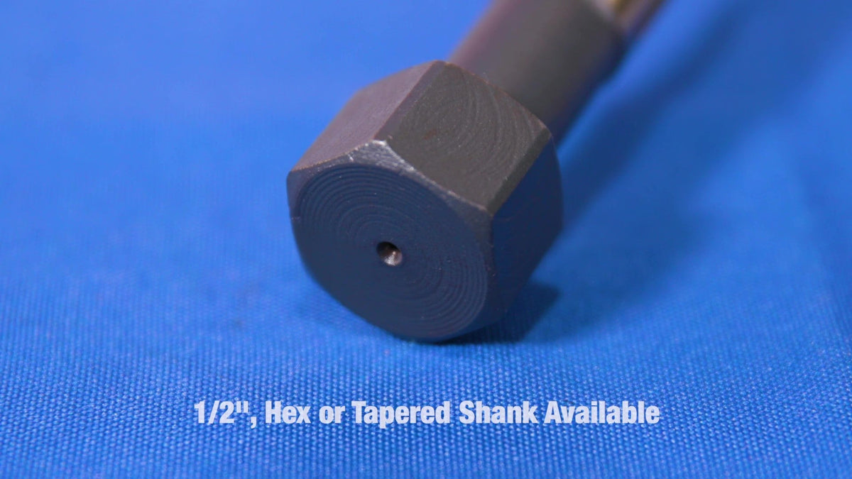13/16" Magnetic Black & Gold HSS Hex Shank Bridge Reamer