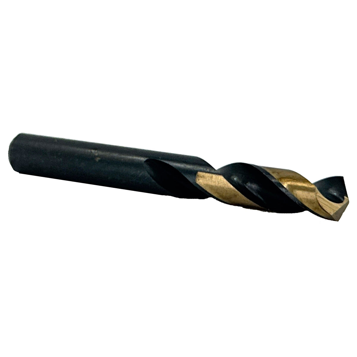 25/64" HSS Black & Gold Split Point Stub Drill Bit, Contractor Series
